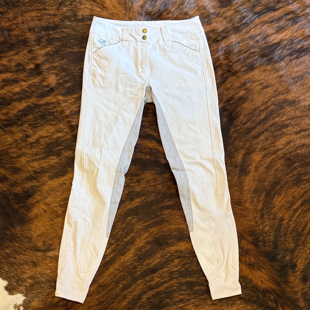 Smartpak White Full Seat Breeches 26L